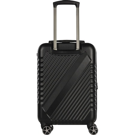 Swiss Mobility Luggage, Carry-On, 9"Wx13"Lx18-1/2"H, Black SWZHLG1096SMBK